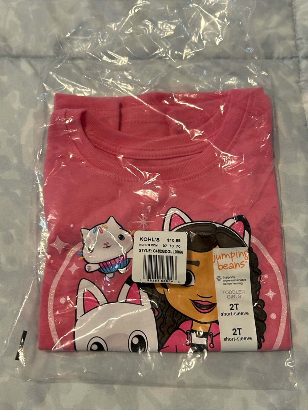 jumping beans Pink Toddler Girls Short-Sleeve Graphic Tee